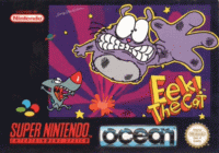 Eek The Cat PAL Super Nintendo PAL box art